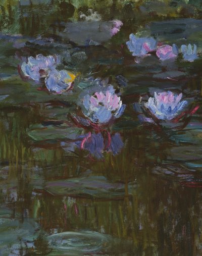 Waterlilies (detail) by Claude Monet